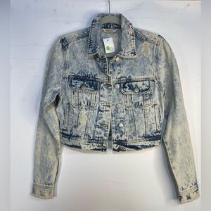 5 for $25🔥Highway‎ Jeans Rue 21 Bleach Washed Denim Jacket Small- New
